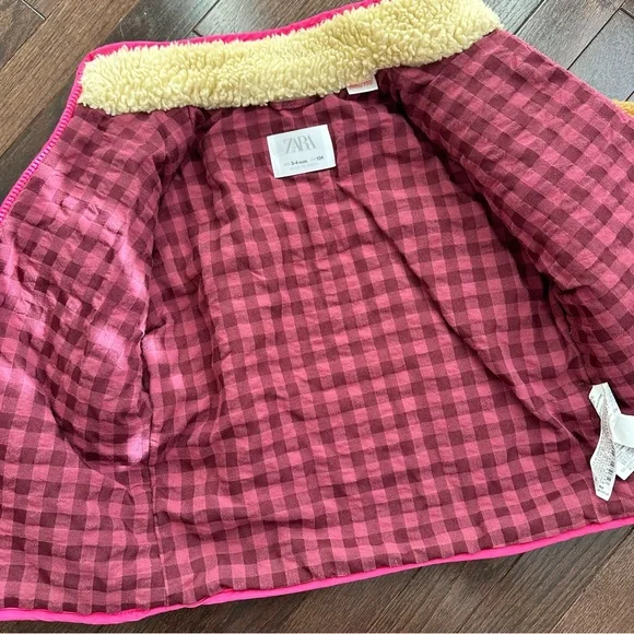 Zara Jacket Girls Size 3-4T - Picture 5 of 5